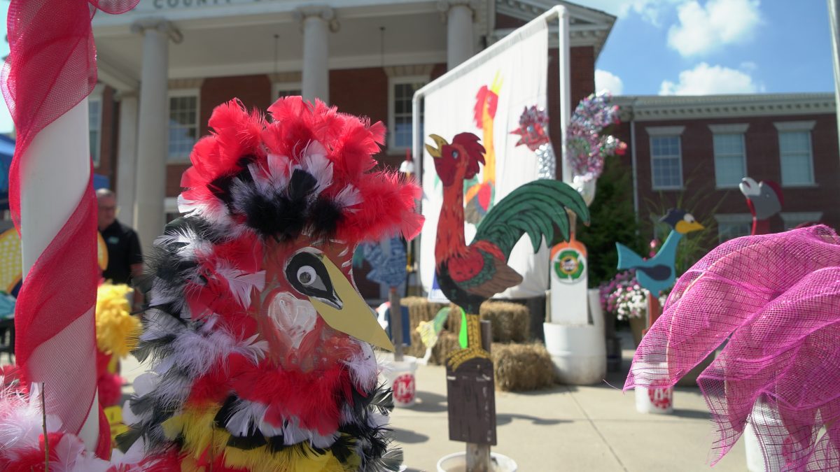 World Chicken Festival Arts Display